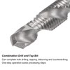 uxcell Combination Drill and Tap Bit, 1/4" Hex Shank M10