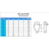 20 pc/s steel wire rope thimble 8mm galvanised DIN 6899B