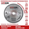 TCT21080TTCG254B Saxton TCT Circular Saw Blade 210mm x 80T x