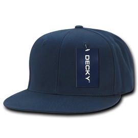DECKY Mens Snapback Baseball-caps, Navy