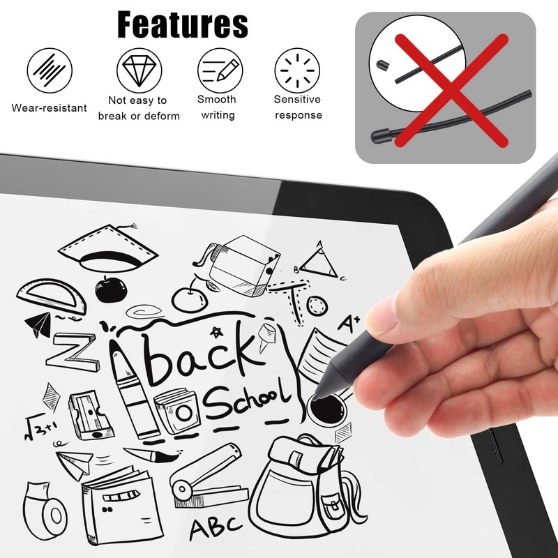 20pcs Replacement Tips for Remarkable 2 Stylus Pen, Durable Nibs