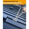 2-in-1Standing Seam Roofing Hand Seamer Tools, Metal Roofing Hand Seamer