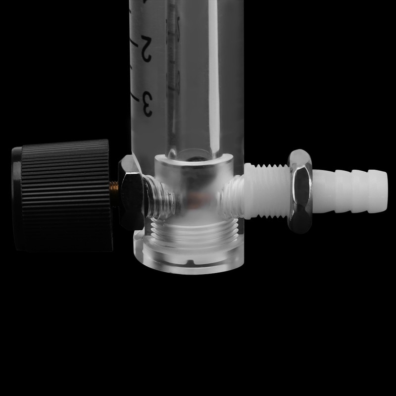 LZQ-2 Flowmeter 0-3LPM Flow Meter with Control Valve for Oxygen/Air/Gas