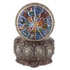 Vintage Music Box with 12 Constellations Rotating Goddess Twinkling LED