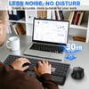 Wireless Keyboard and Mouse Combo, Full Size Silent Ultra Thin