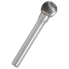 Single Cut Burr Ball Shape Carbide Rotary File Professional for