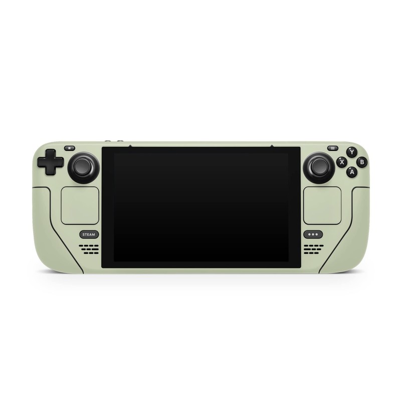 TACKY DESIGN Matcha Green Solid Color Skin Compatible with Steam