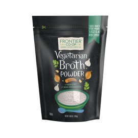 Frontier Vegetarian Broth Powder Pouch, 6.98 Ounce