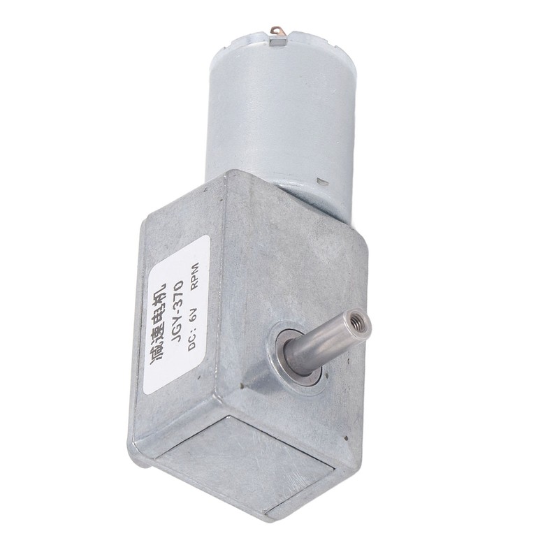 Double Shaft DC Gear Motor 25kg.cm 12mm Self Locking Reversible