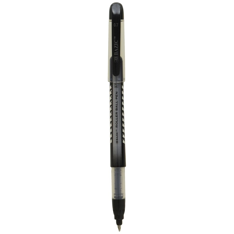 BAZIC Taylor Black Color Rollerball Pen (3/Pack)