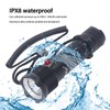 Diving Flashlight LED White Light Underwater Dive Torch IPX8 Waterproof