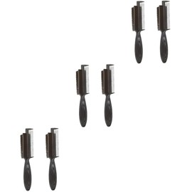 FOMIYES 3sets Abs and Nylon Bristle Hair Brush Double-sided Smoothing Brush for Slick Ponytail Hair Tools for Barber 2pcs*3