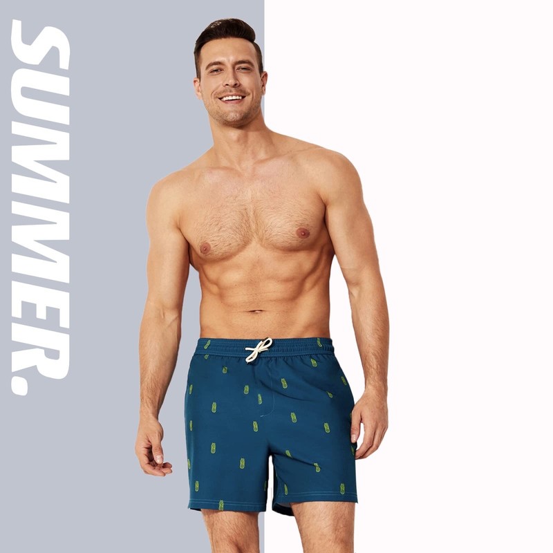 BRISIRA - Traje de baño para hombre, secado rápido, 5
