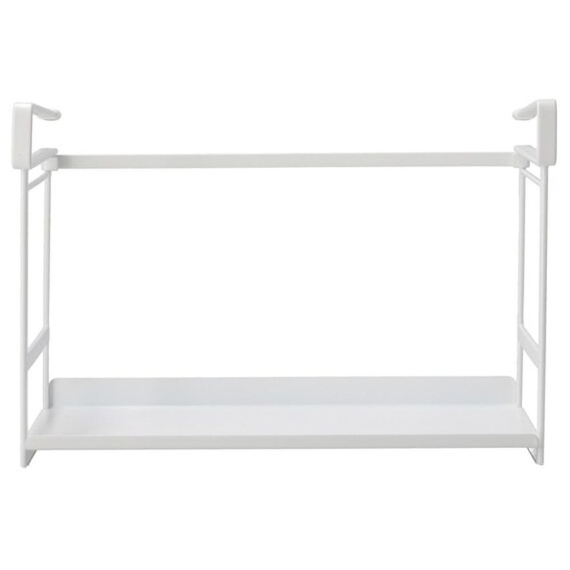 Nitori 2111200000221 Hanging Cabinet Seasoning Pot Rack, White