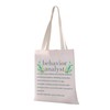 MBMSO Behavior Analyst Tote Bag BCBA Gifts for Behavior Therapist