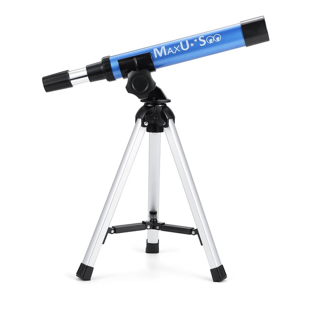 MaxUSee Refractor Telescope for Kids, Portable Telescope with 30X Power for Beginner, Travel Telescope with Tabletop Tripod