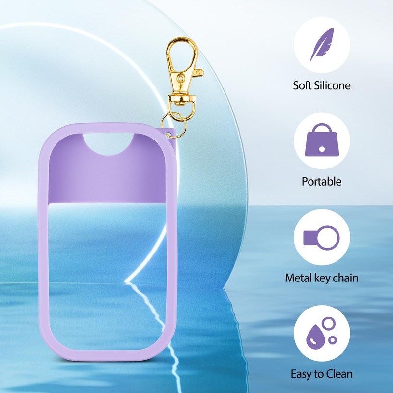COCGVEL Silicone Case Compatible with Touchland Hand Sanitizer Spray, Protective