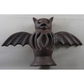 Cast Iron Bat Candle Holder