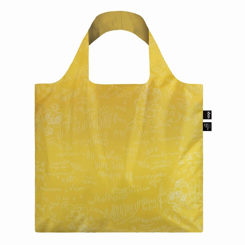 LOQI Van Gogh Sunflower Low-key Eco Bag, Recycled, Foldable, Stylish