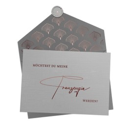 Joli Coon Maid of Honour Card with Envelope with Wax Seal - Willst du meine Trauzeugin sein Geschenk [Willst du meine Trauzeugin sein Geschenk