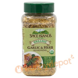 Spice Islands Organic Garlic & Herb Seasoning, 17.6 Ounce Exp 2026+