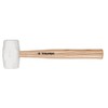 TRUPER MH-8 Rubber Mallets, White Head 8Oz( 227g)