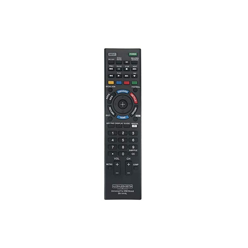 Universal Replace Remote Control fit for Sony TV RM-YD005 RM-YD014
