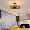 Saint Mossi Semi Flush Mount Ceiling Chandelier, Modern K9 Crystal