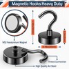 FINDMAG 20 Pack Magnetic Hooks, 50lbs Strong Magnetic Hooks Heavy
