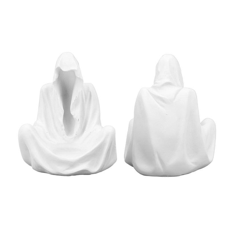 Ghost Wizard Candle Holder Ghost Figurines Scary Statue Festival Party