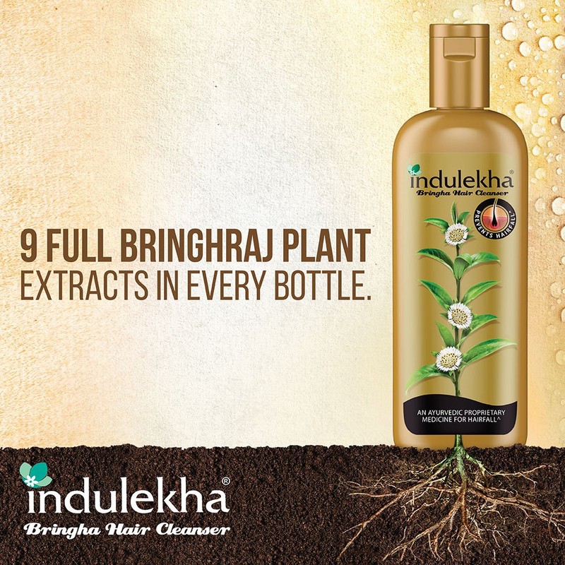 Indulekha Bringha Anti Hair Fall Shampoo - 200ml