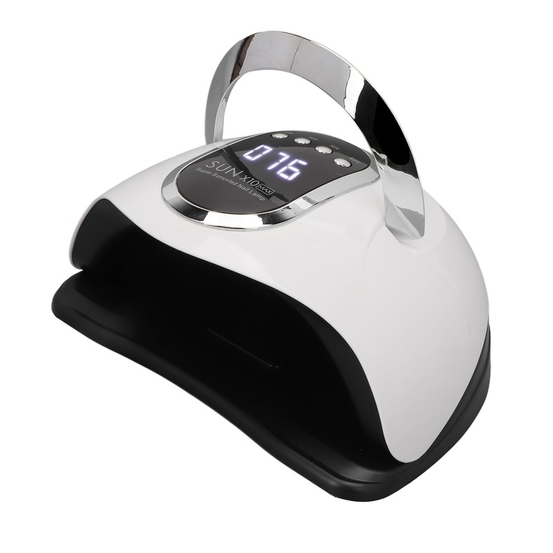 LED Nail Lamp 4 Timers Handheld with Removable Bottom Plate