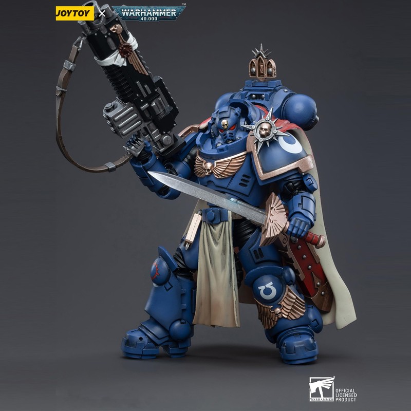 Toyverse Joytoy 1/18 Action Figure Warhammer 40,000, Ultramarine Captain with
