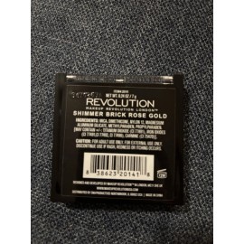 PINK Revolution Makeup Vivid Shimmer Brick ROSE GOLD BNIB/SEALED