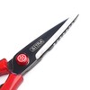 SiTRA 5-in-1 Clear Handle Multifunctional Kitchen Scissors (Red)