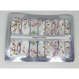 Floral Bird Nail Polish Wraps - Nail Polish Strips