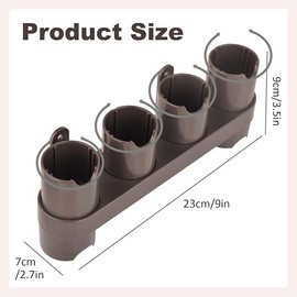 EPODA 2Pcs Docking Station Accessory Holder Attachments Organizer Accessory Holder for Dyson Gen5, V15, V10, V8, V7, V11, SV10, SV11-10 Storage Adapters for Vacuum Attachments(10 Storage Sockets)