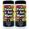 Paint and Art Wipes, Heavy-Duty Cleaner for Paint, Epoxy, Glue,