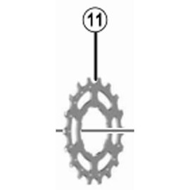 Shimano CS-5800 Y1PJ18300 Repair Parts 18T Gear D (For 12-25T)