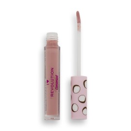 I Heart Revolution (IHEE0) Tasty Coconut Lip Gloss, Nude, Meringue, 2.2 ml