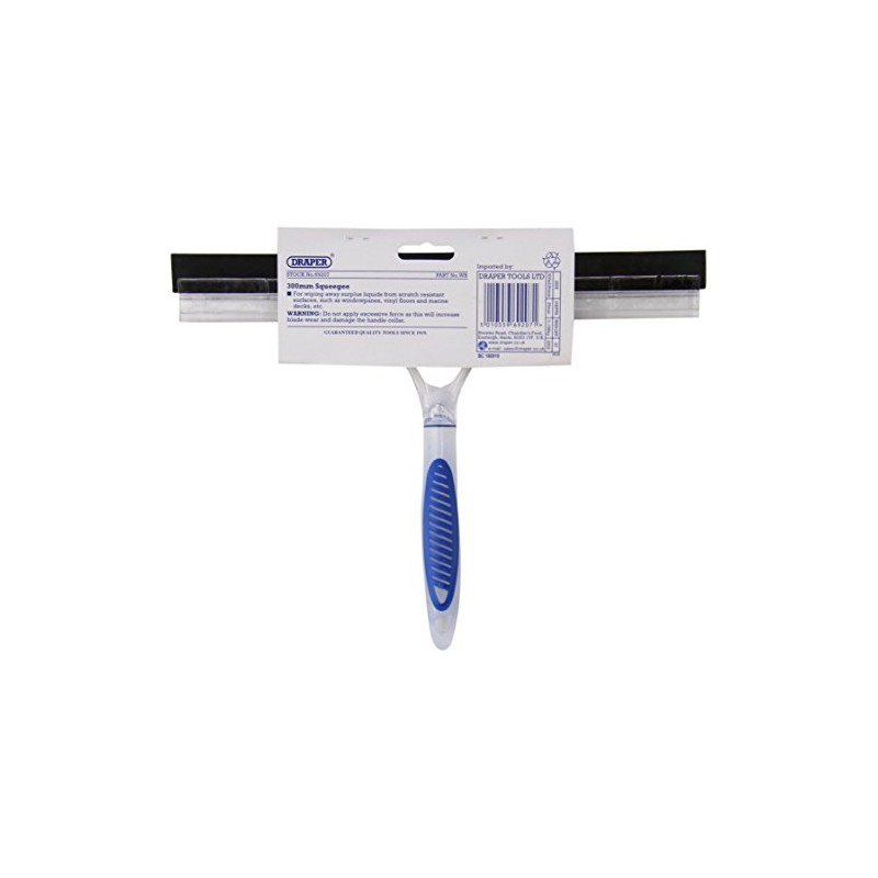 Draper 69207 300 mm Squeegee Window Wiper Blade , Blue