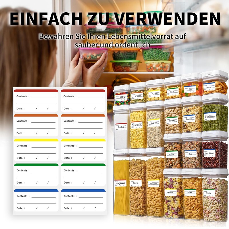 Removable Freezer Labels, Freezer Labels, Labelling - Labels for Glasses,