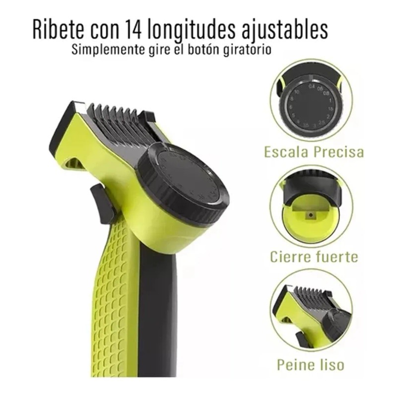 Cabeza Peine Ajustable 14 Medidas Para Phillips One Blade
