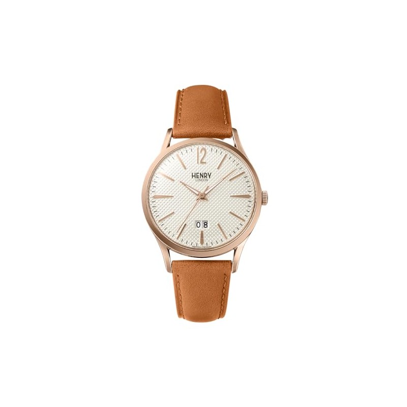 Henry London Richmond HL41-JS-0038-TAN Men's Watch, Brown