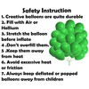 Green Balloons 100 Pack 12 Inch Green Happy Birthday Balloons