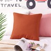 PiccoCasa Waterproof Pillow Case Cushion Cover for Sofa Backrest Soft