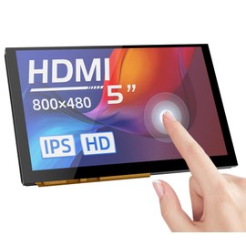 BIGTREETECH - visualización táctil HDMI de 5 pulgadas, 800 x 480, monitor IPS de ángulo de visión de 160° compatible con Sovol-SV08 Raspberry-Pi 4B, 3B, plátano Pi, Windows 10 8 7