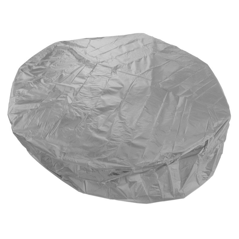 Outdoor Furniture Dust Covers Round Bathtub Cover 190 Silver Polyester