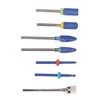 7pcs Nail Drill Bit Home Salon Portable Ceramic Cuticle Remover