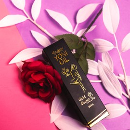 Fivona pH Balanced Yoni Oil Gold Secret for Soothing Feminine Care - Natural Blend of Essential Oils - Moisturizing Herbal Oil Blend for Odor Control, Detox and pH Balance